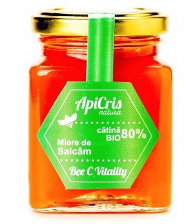Bee C Vitality - 250 g (energizant apicol cu miere de salcâm si pulpă de catină) - 1